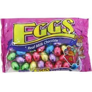 Chocolate Foil Eggs Pastel, 12 oz bag, 6 count  Grocery 