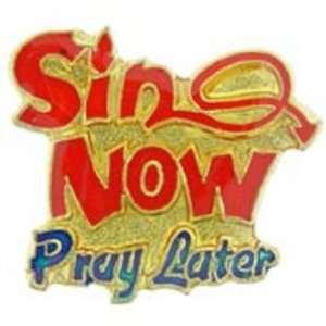  Sin Now Pay Later Pin 1 Arts, Crafts & Sewing
