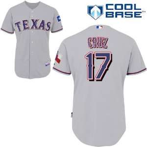 Nelson Cruz Texas Rangers Authentic Road Cool Base Jersey By Majestic 