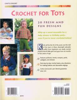NEW  Crochet Book for Kids 20 Patterns, Instruction  