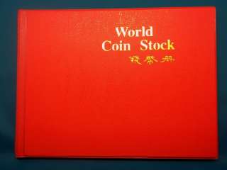 world Coin collecting book Coin Album Holders Mixed 192 Pockets total 