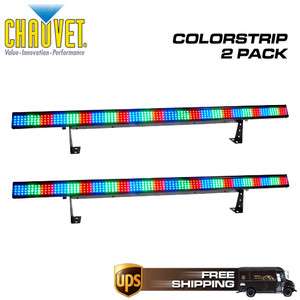 CHAUVET COLORSTRIP LED RGB DJ LIGHTING BAR 2 PACK 781462000431  
