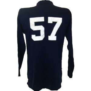 Yankees #57 Game Issued Long Sleeve Mock Turtleneck with Pocket Circa 
