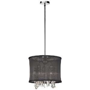  Pendant Chandelier or Ceiling Mount with an Organza Shade SKU# 10592