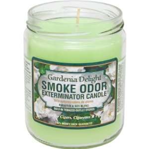 Smoke Odor Exterminator Jar Candle   Gardenia Delight