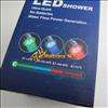 Bathroom 3 Color LED Showerhead Light Water Temperature  
