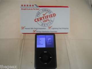 BLACK★ Apple iPod Classic (160GB) 6th Gen  Video Player 