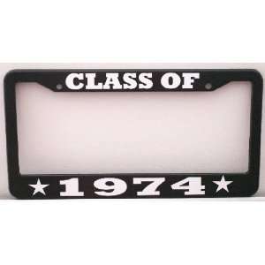  CLASS OF 1974 License Plate Frame Automotive