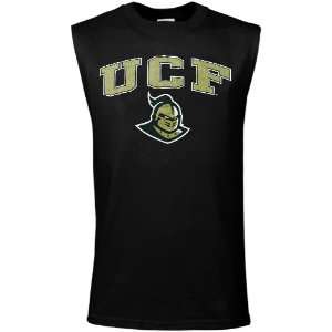  UCF Knights Black Big Arch n Logo Sleeveless T shirt 