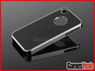   Chrome Hard Case Cover F iPhone ATT Verizon Sprint 4S 4G 4  