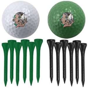  North Dakota Fighting Sioux Golf Balls & Tees Combo Pack 