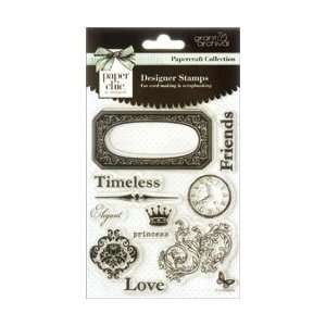  Grant Studios Paper Chic Clear Stamp Love; 3 Items/Order 