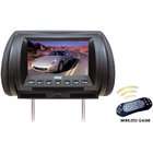 Pyle PL70HDB Adjustable Hideaway Headrest 7 Inch Video Monitor with 