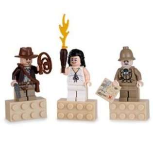 Lego Indiana Jones Mini Figure Exclusive Magnet 3pc Set Jones, Marion 