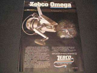 1979 Zebco Omega 940XL Fishing Reel Ad  