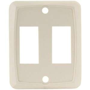  JR Products 12901 5 Ivory Double Face Plate   Pack of 5 