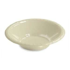    Ivory 12 Oz Plastic Bowl   12/20 Ct Cs