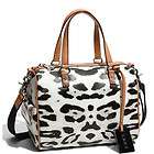 NEW L.A.M.B. Gwen Stefani Snow Leopard Chapelton Satchel Handbag 