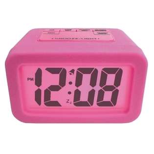 GENEVA CLOCKS Geneva Clock 6151AT Advance LCD Alarm Clock with Pink 
