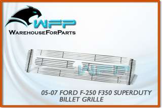 05 06 07 Ford F 250 F 350 SuperDuty Billet Grille Grill  
