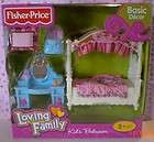  Price Loving Family Dollhouse NIB Girls Bedroom Canopy Bed & Vanity