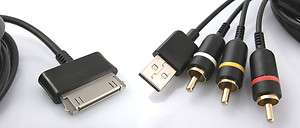 USB TV/AV Composite Cable for Samsung Galaxy Tab P1000  