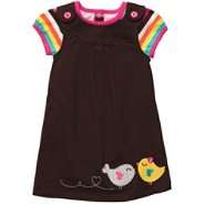   Girl’s Infant Set 2pc Jumper Multi Stripe Brown 