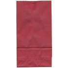  Red Kraft Lunch Bags (Small 4 1/8 x 8 x 2 1/4)   25 bags per pack