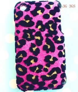Bling Leopard Back Hard Case Cove for iphone 3G 3GS  