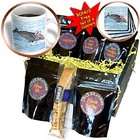 3dRose LLC Whale Tail Gang   Gina Grey Whale   Coffee Gift Baskets