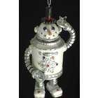 Roman Vintage Retro Snowman Robot Christmas Ornament
