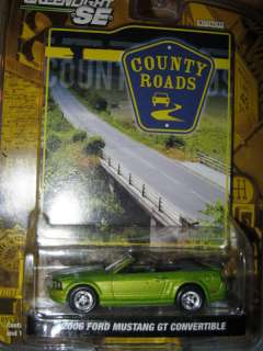 2006 FORD MUSTANG GT COUNTY ROADS GREENLIGHT 1/64  