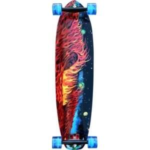  Dregs Drop Thru Fiberfire Complete Skateboard   9.5 x 36 