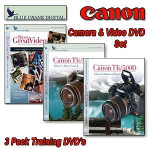  Blue Crane Digital Canon Rebel T1i/500D DVD 3 Pk Volumes 1 