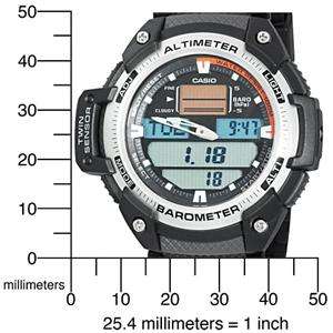 Altimeter measures in 20ft (5 m) increments