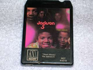The Jackson Five   Third Album 8 Track Tape  