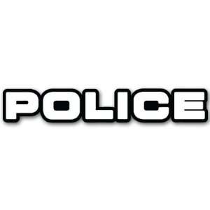  Police Forces POLICE car bumper sticker decal 8 x 1 