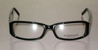   New BLACK Designer WOMEN Authentic Optical Eyeglass Rx Frame  