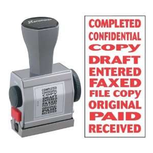  SHA81041   10 In 1 General Office Phrase Stamp, 3/16x1 1/2 