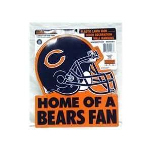  Chicago Bears Plastic Lawn Sign