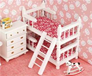 Dollhouse Baby Bedroom Furniture Chair Bed Dresser x5  