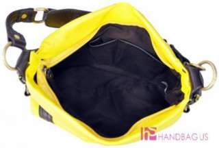 Designer Inspired Small Yellow Handbag Purse Hobo Bag  