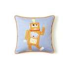 The Little Acorn Orange Robot Pillow