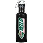   Products Minnesota Wild NHL 26 oz. Black Stainless Steel Water Bottle
