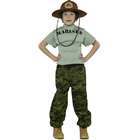   child 4 6x costume includes muscle chest shirt camo pants and hat