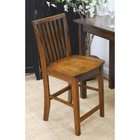 Carolina Chair and Table 24 Hudson Counter Stool   Chestnut   42 H x 