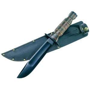 Sheffield   Israeli Commando Knife, Leather Sheath  Sports 