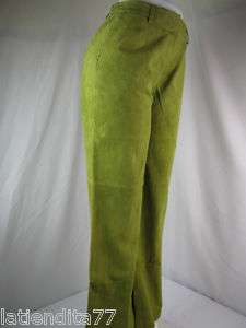 Womens J. G. Hook Green Leather Pants Sz.10 NWT  