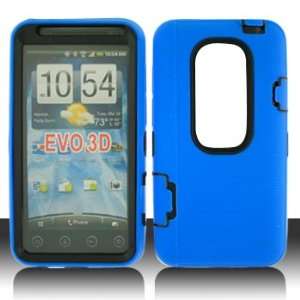  Blue HTC EVO 3D Guardian Case   Otterbox Style Everything 