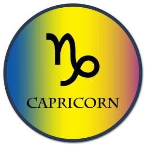 Capricorn Zodiac Sign car bumper sticker 4 x 4 